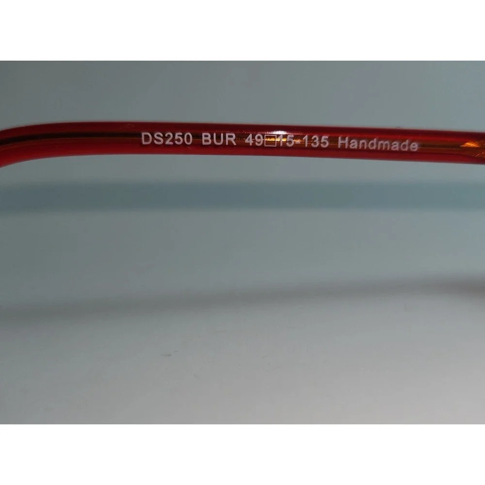 Steve Madden DS250 Burgundy Rectangular Eyeglasses Frames 49-15-135 Handmade NEW